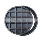 Composite Poly Fiber Manhole Cover Round Fiberglass Manhole Cover thumbnail-2