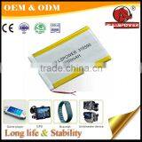 UN38.3 Approved 3.7v 2100mah Battery Rechargeable 3.7V Li-Polymer Battery thumbnail-3