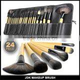 24 Pcs Professional Make up Brush Set Foundation Blusher Kabuki Brushes Set With Roll Bag thumbnail-1