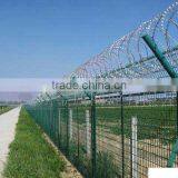 Razor Wire Fence 55*100mm Mesh Size 4mm Diameter Galvanized and Powder Coated
