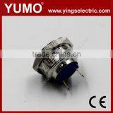 JS19B-10-J-N ROHS 19mm Domed 1NO Momentary Screw Terminal 2A/36VDC Push Button Switch Bi-color Led Push Button Switch thumbnail-3