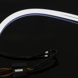 60cm flexible led strips DRL turning light amber and white dual color