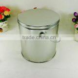 Food Safe Popcorn Handle Metal Coloured Tin Buckets