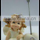 Sitting Resin Baby Angel Sculpture thumbnail-1