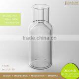 Pyrex Glass Novelty Custom Handmade Empty Vodka Bottle thumbnail-1