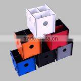 Desktop Organizer Office Desk PP Foaming Stationery Set File Storage Box thumbnail-4