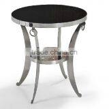 Marble Top Stainless Steel Base Flower Stand thumbnail-1