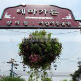 SOL 2015 Environment-friendly Hydroponics Plastic Flower Basket Hanging Flower Pots thumbnail-5