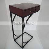 Metal Sofa Side Table With Drawer Coffee Side Table thumbnail-2