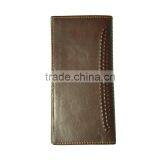 Hot Classic Long Wallet Design Genuine Leather Wallet for Men With Money Clip thumbnail-2