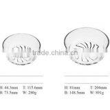 Hand Pressed Glass Bowl Glass Salad Bowls Glass Fruit Bowl thumbnail-1