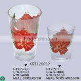 Plastic Cup With Flower thumbnail-1