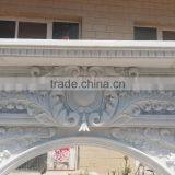 Luxury Home Decoration Marble Stone Lion Head Fireplace Mantel thumbnail-5