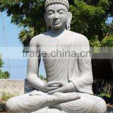 Wholesale Feng Shui Product Hand Carved Natural Marble Granite Buddha Statues thumbnail-2