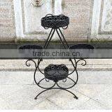 2016 Custom Outdoor Decorative Wrought Iron Flower Pot Stand thumbnail-5