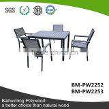 UV-resistant Clean Easily PS Plastic Desk and Chair BM-PW2252 BM-PW2253