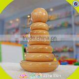 Wholesale Baby Wooden Stacking Blocks Toy High Quality Kids Smooth Wooden Stacking Blocks Toy for Fun W13D120 thumbnail-2
