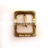 Solid Brass Center Bar Buckle With One Prong, Polished Belt Buckle thumbnail-4