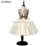 Girl Formal Dress Ceremony 2016 New Sleeveless Children Wedding Birthday Dresses For Girls Toddler Girls Clothes Kids Party Wear thumbnail-1