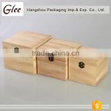 Superior ec-friendly wood storage box with a lock box