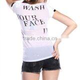 Trendy Fashion Summer Abrasion Fading Washed Tight Mini Sexy Girls Jean Shorts thumbnail-3