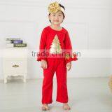 China Low Price Wholesale Chirstmas Sets With Top and Pants and Headband for Autumn Warmer thumbnail-5