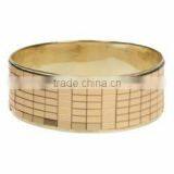 Brass Stud Bangle Bracelet thumbnail-1