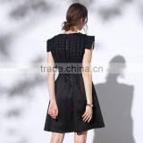 Maxnegio Lace Patchwork Ladies Fashion Casual Dress thumbnail-3