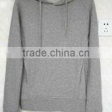 Grey Pullover With a Hood Casual Slim Fit Hoodie Man Custom Hoodies Oem thumbnail-1