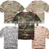 Hot Sale Men Tactical 100% Cotton Camo t Shirt Summer t Shirts Work Shirts Multi Color Fashion Camo T-shirts thumbnail-1