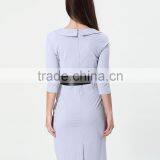 Yihao Trade Assurance New Women Casual Dress Elegant Party Vintage Polka Solid Work Clothing Ladies Office Wear Dresses Dress thumbnail-5