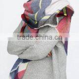 EY0848S Handmade Scarf Fashion Women Twill Scarf Printed Wool Scarf thumbnail-4