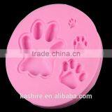 2015 Best Selling Paws Shape Silicone Chocolate Mould,soap Mold,diy Cake Mould thumbnail-1