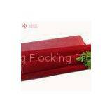 Flocking Jewelry Box Fabric / Printed Velvet Upholstery Fabrics With 100% Polyester thumbnail-1