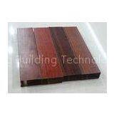 Decorative Wooden Strip Tile Linear Metal Ceiling Fireproof , Square Tube Strip Ceiling