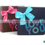 Romantic Valentine's Day Gift Box With Printed "Love You" ,Birthday Party Gift Box Manufacturer thumbnail-3