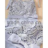 Fashion Women Halter Neck Formal Sexy Lace Bridesmaid Dress Ladies Off Shoulder Ball Gown Wedding Party Dresses thumbnail-6