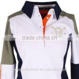 100% Cotton Customized Long Sleeve Polo Shirt for Lady Horse Riding Shirt thumbnail-5