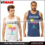 Wholesale Gym Mens Stringer Singlet Custom Tank Top thumbnail-1