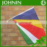 30*45cm Polyester Customized Waving Hand Hold Flag With Plastic Pole thumbnail-4