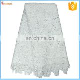 Newest high quality white guipure Lace Fabric for Clothing S15100560