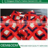 High End Retro Printing Big Lapels Knitted Cotton Dress Temperament Slim Casual Dresses thumbnail-2