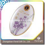 High Quality Gun Brand Logo Round Shape Custom Metal Tag Badge thumbnail-4