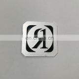hot sell cheap round corner metal logo for gift box