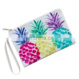 PU Leather Pineapple Printed Pattern Coin Bag