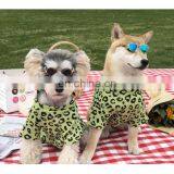 Dog Clothes Leopard Print T-shirt Summer Thin Breathable Pet Shirt Corgi Teddy Schnauzer Pomeranian Clothing thumbnail-4
