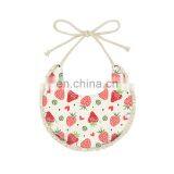 High Quality cute strawberry pattern Baby Bibs For Feeding Multiple Pattern