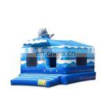 Cheap Inflatable Blue Dolphin Bounce Jumper Air Bouncing Castles House For Sale thumbnail-1