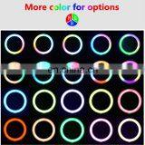 10 Inch 32 Color RGB Ring Light With Tripod Stand Colorful Photography Selfie Light for TikTok Video Live thumbnail-6