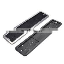 Guangzhou Car Universal Number Plate Holder European Stainless Steel Eu Plastic Car License Plate Frame thumbnail-5